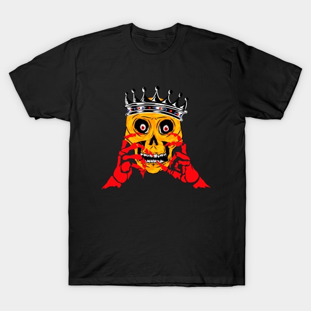 Kneel to the king T-Shirt by Mbahdor